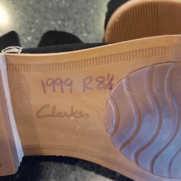 Clarks Black Ankle Boots - Picture 9 of 9